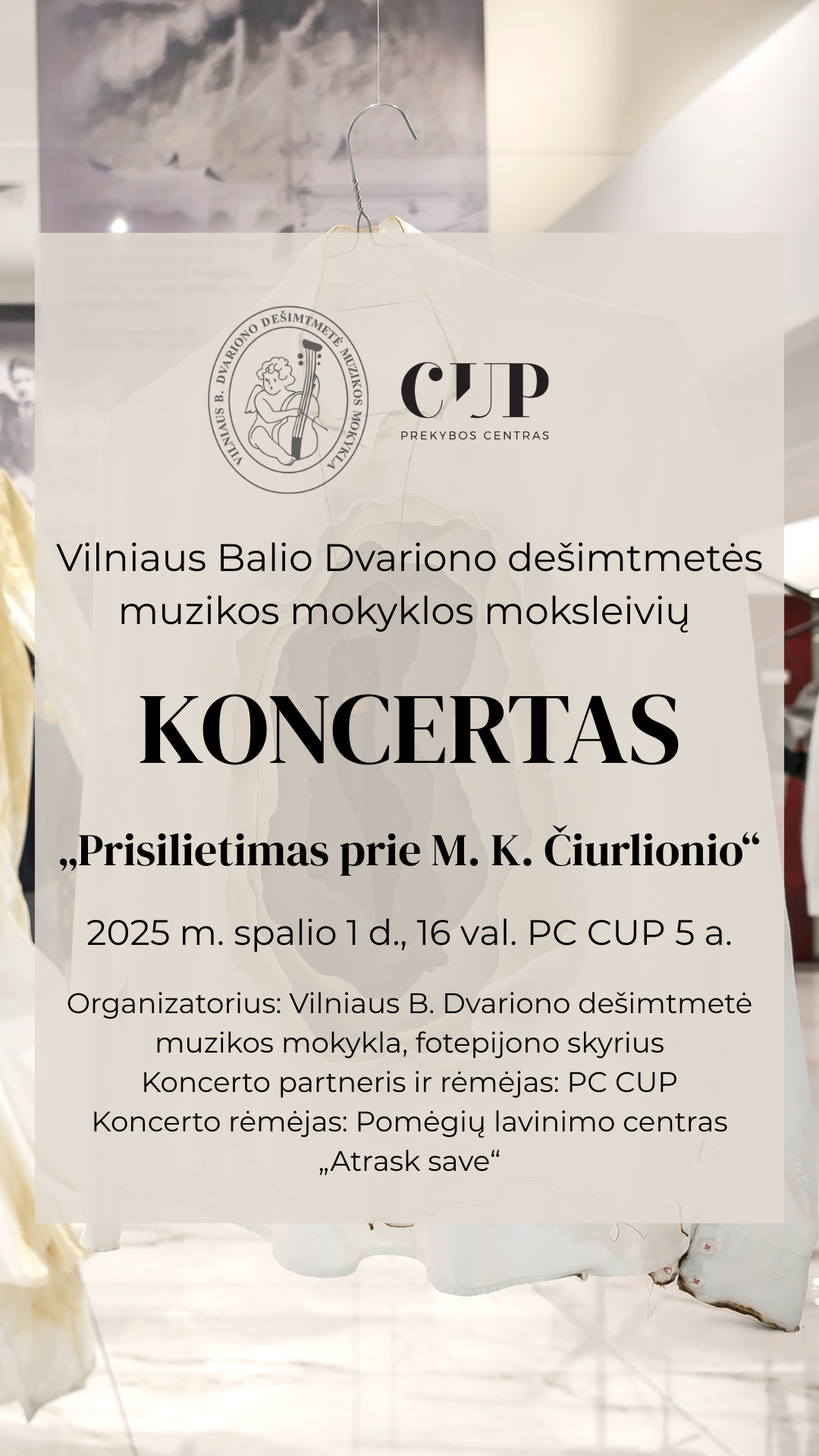 Kviečiame į koncertą!